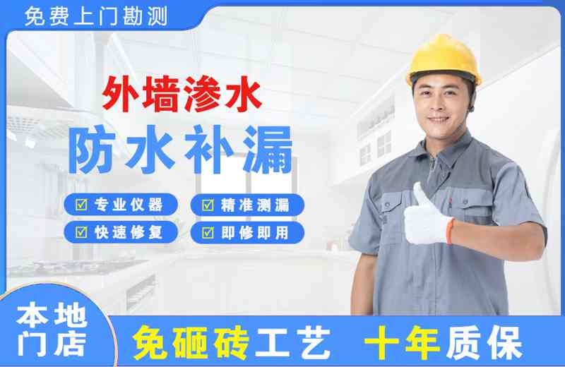 青山湖外墙渗水维修